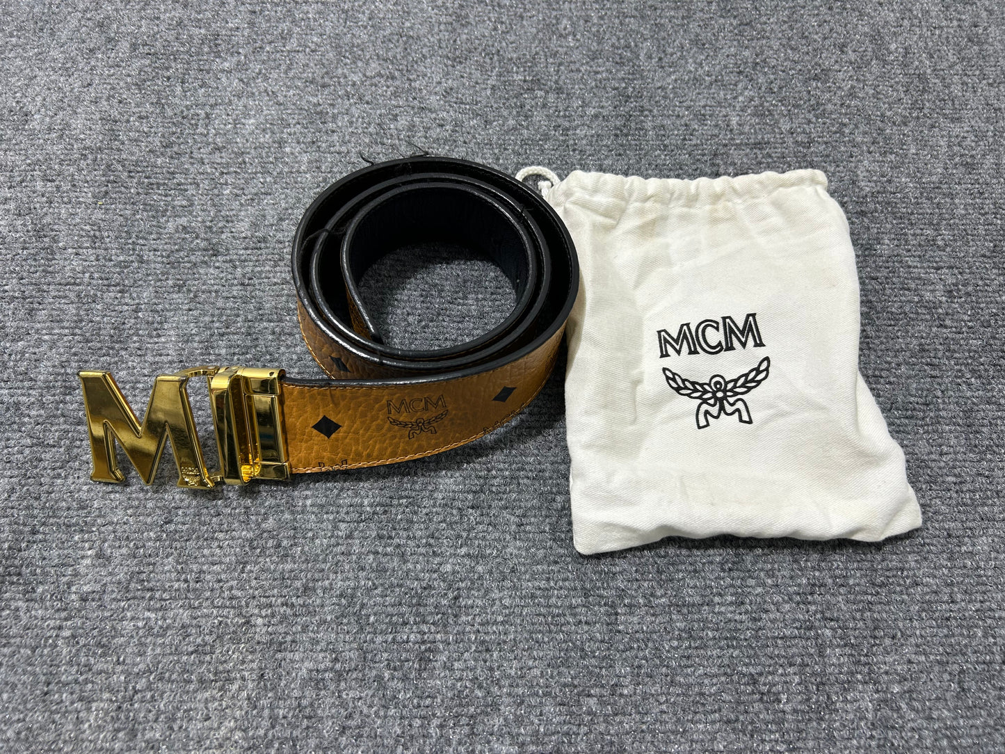 MCM Belt - Brown 39in Length (con)