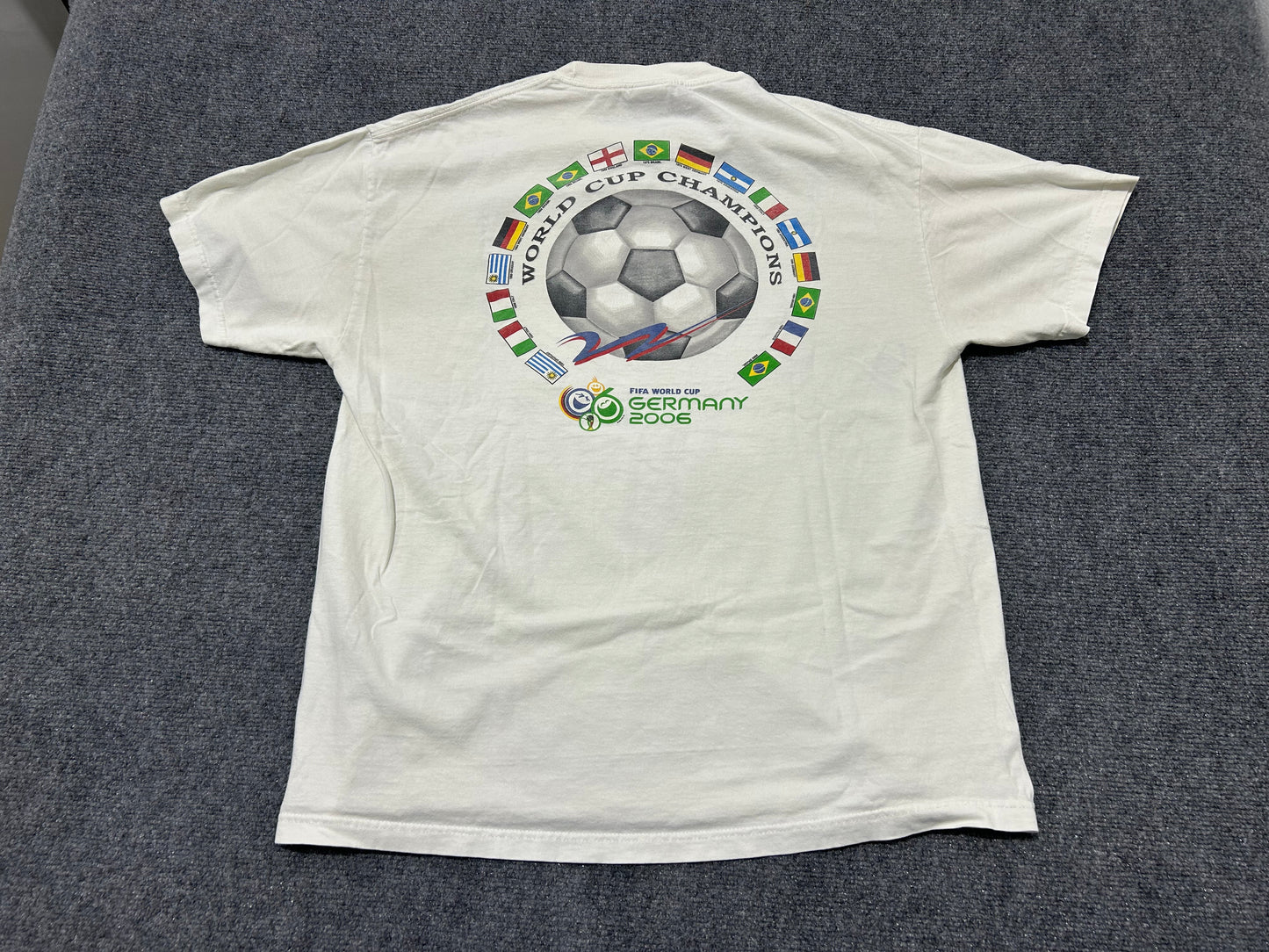 2006 Brazil FIFA World Cup Tee - White size XL