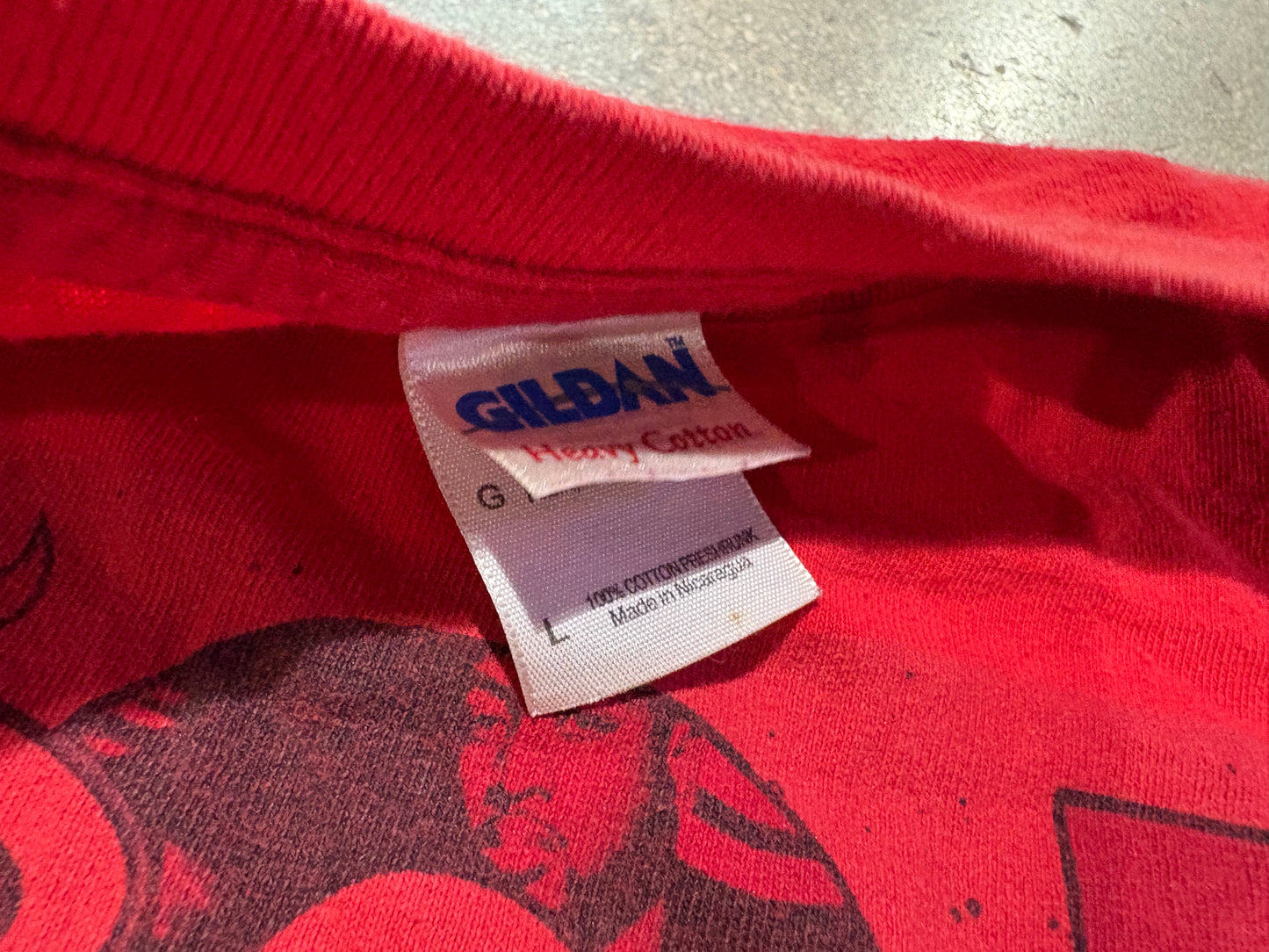 Miami Heat Fuck the Lakers Tee - Red Size Large