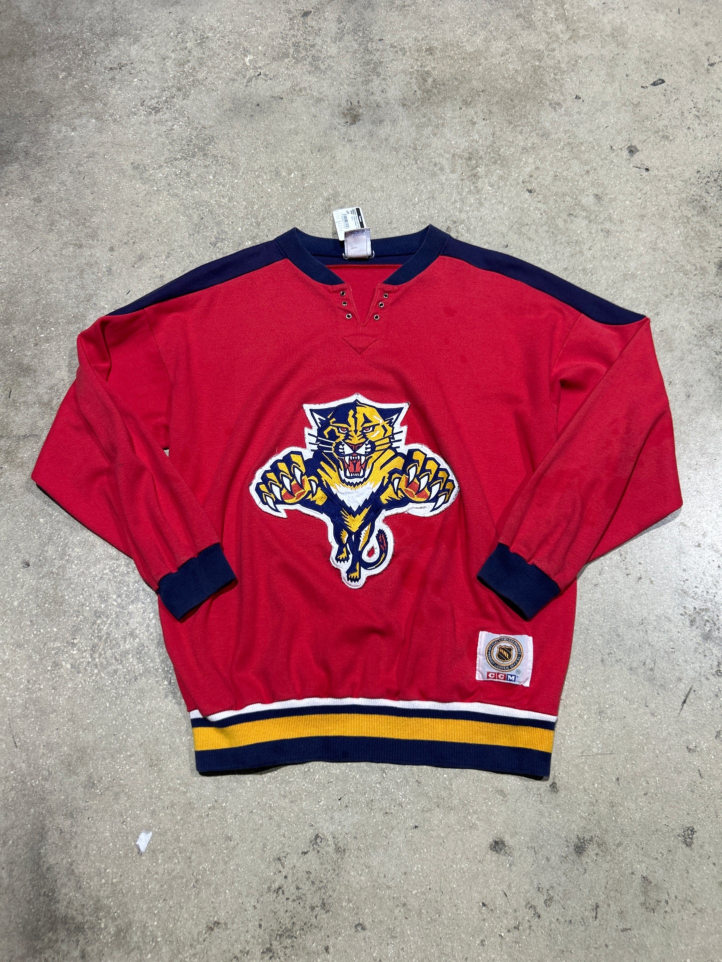 Women's/ Youth Florida Panthers Crewneck -Red Size XL