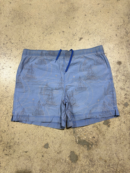 Ralph Lauren Polo Sport Sailboat Swim Trunks - Blue