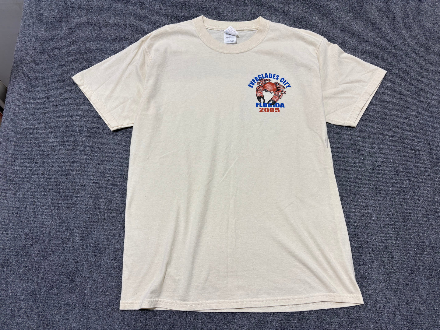 2005 Everglades City Festival Tee - Cream Size Large