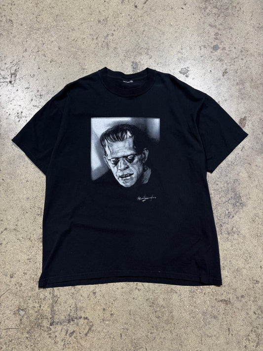 Frankenstein Basil Gogo's Portriat Tee - Black Size Large (22.5 x 28)