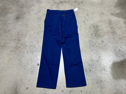 Marithe Francois Girbaud Orange Stitching Pants - Blue Size 36