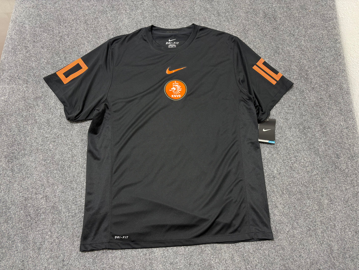 2010 Nike Netherlands Soccer Jersey - Black Size XL