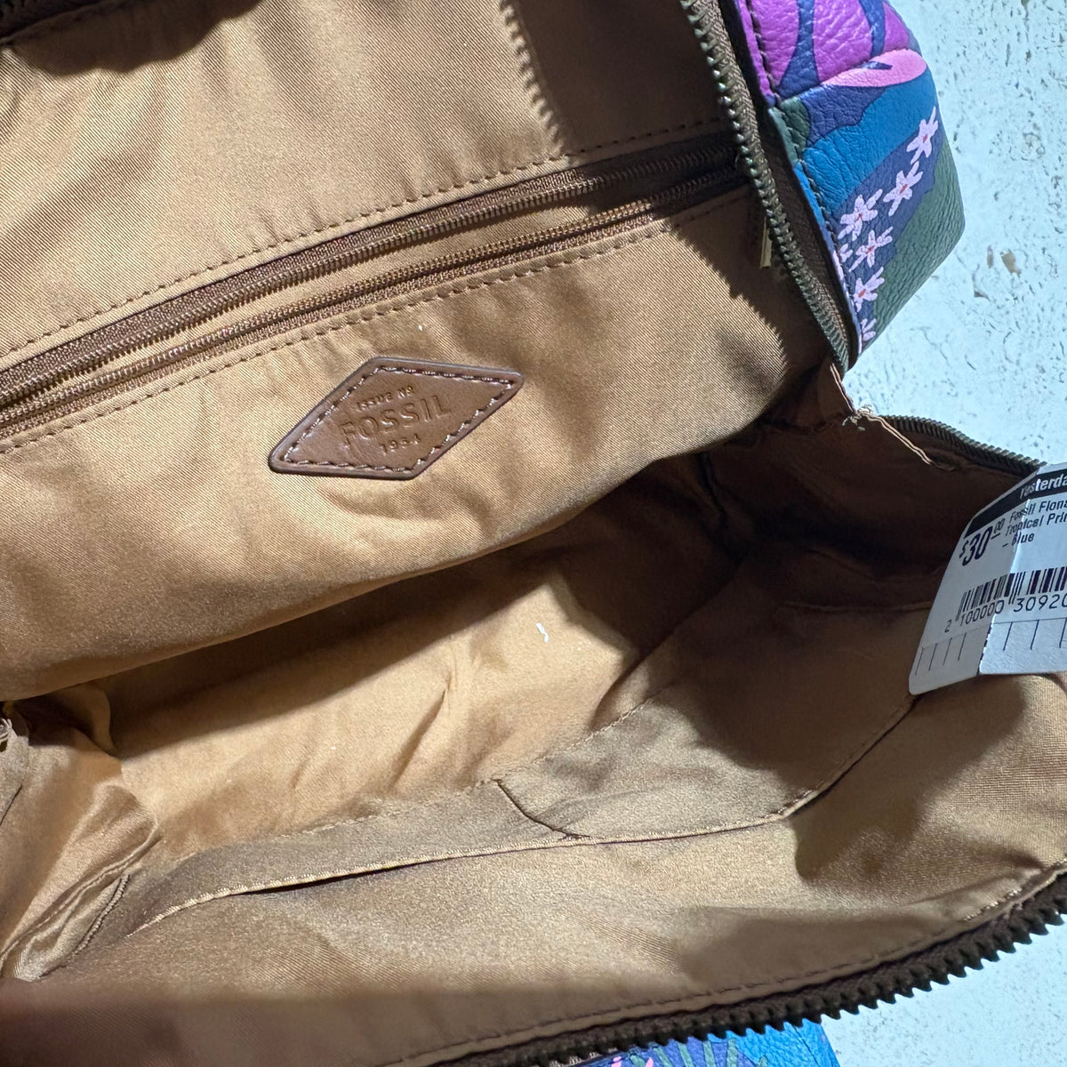 Dooney & Bourke Signture Logo Satchel Bag - Brown