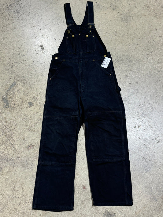 Carhartt Double Knee Carpenter Denim Overalls - Black