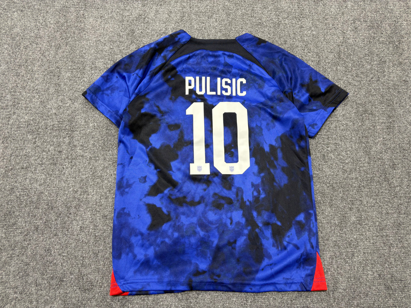 Womens USA #10 Pulisic Soccer Jersey - Blue Size Small