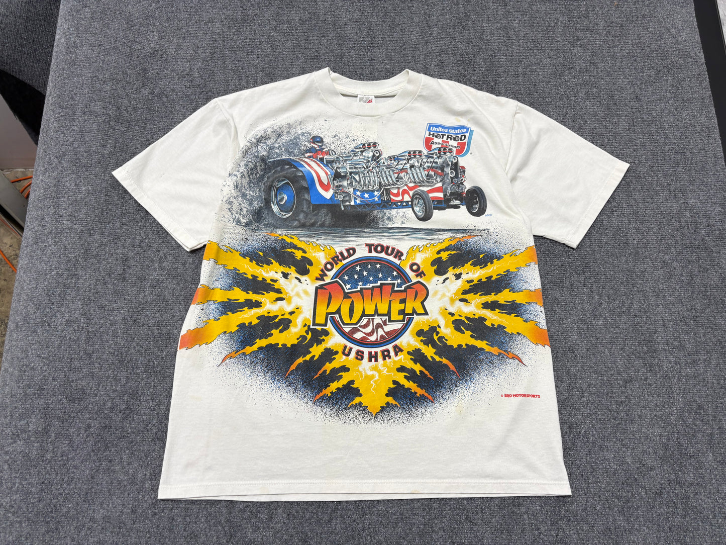Hot Rod World Tour of Power Tee - White Size XL