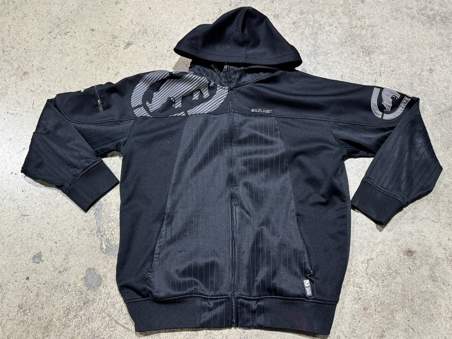 Ecko Unltd Zip Hoodie - Black Size XL