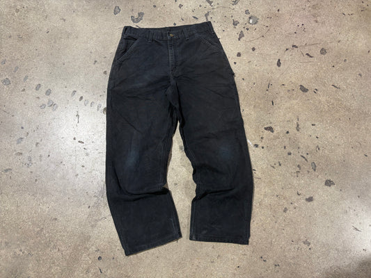 Carhartt Carpenter Work Pants - Black Size 32 x 30