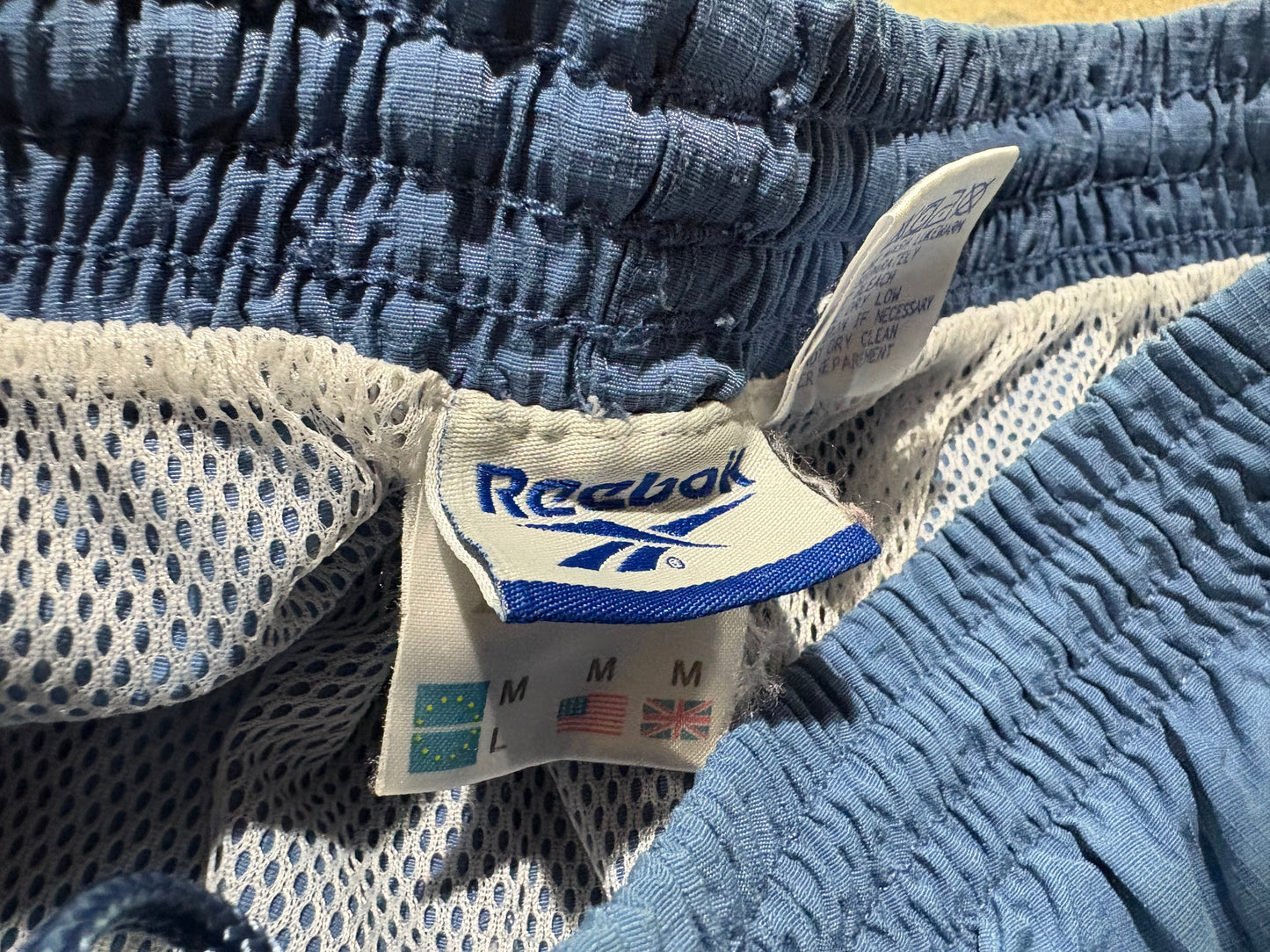 Reebok Swim Shorts - Blue Size Medium