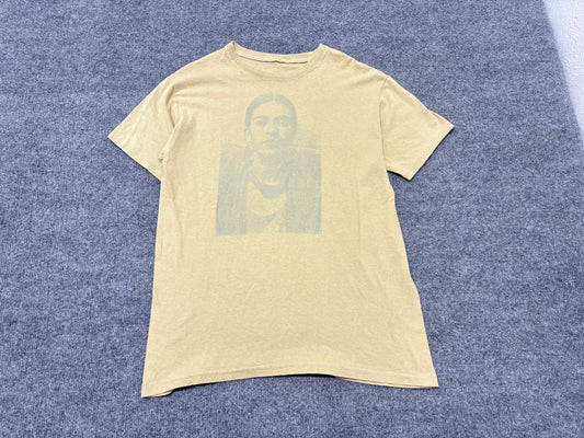 Frida Kahlo Portrait Tee - Beige Size Medium