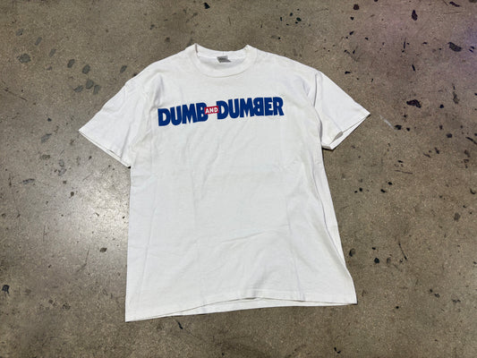 Dumb and Dumber Title Tee - White Size XL