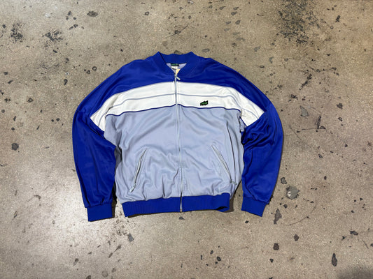 Zitto Warm Up Track Jacket - Blue/ Grey Size Medium