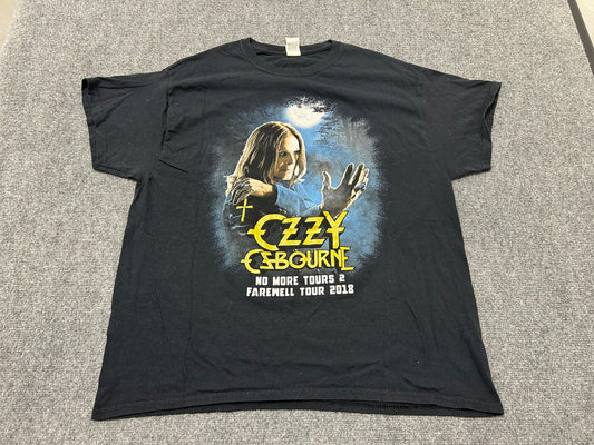 2018 Ozzy Osbourne No More Tours 2 Tee - Black Size XL(con)