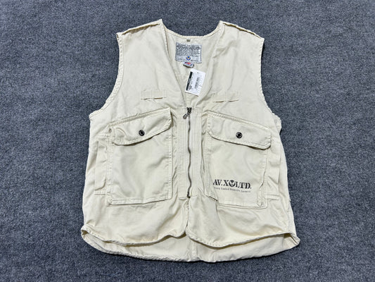 Avirex Utility Vest - Cream Size XL