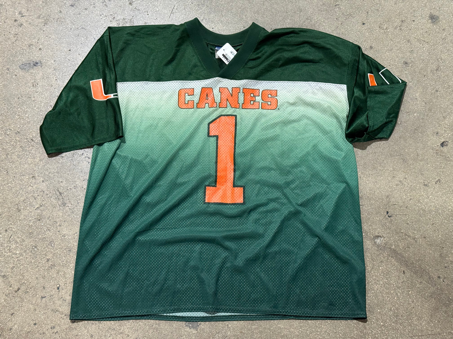 Champs UM Hurricanes Gradient Jersey Size XL