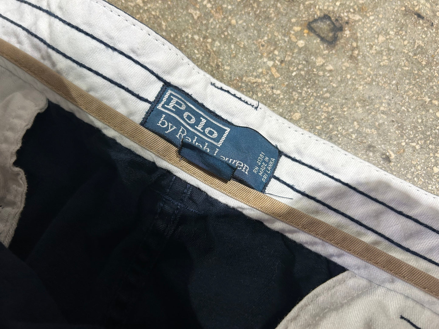 Polo Ralph Lauren Cargo Shorts -  Navy Size 40