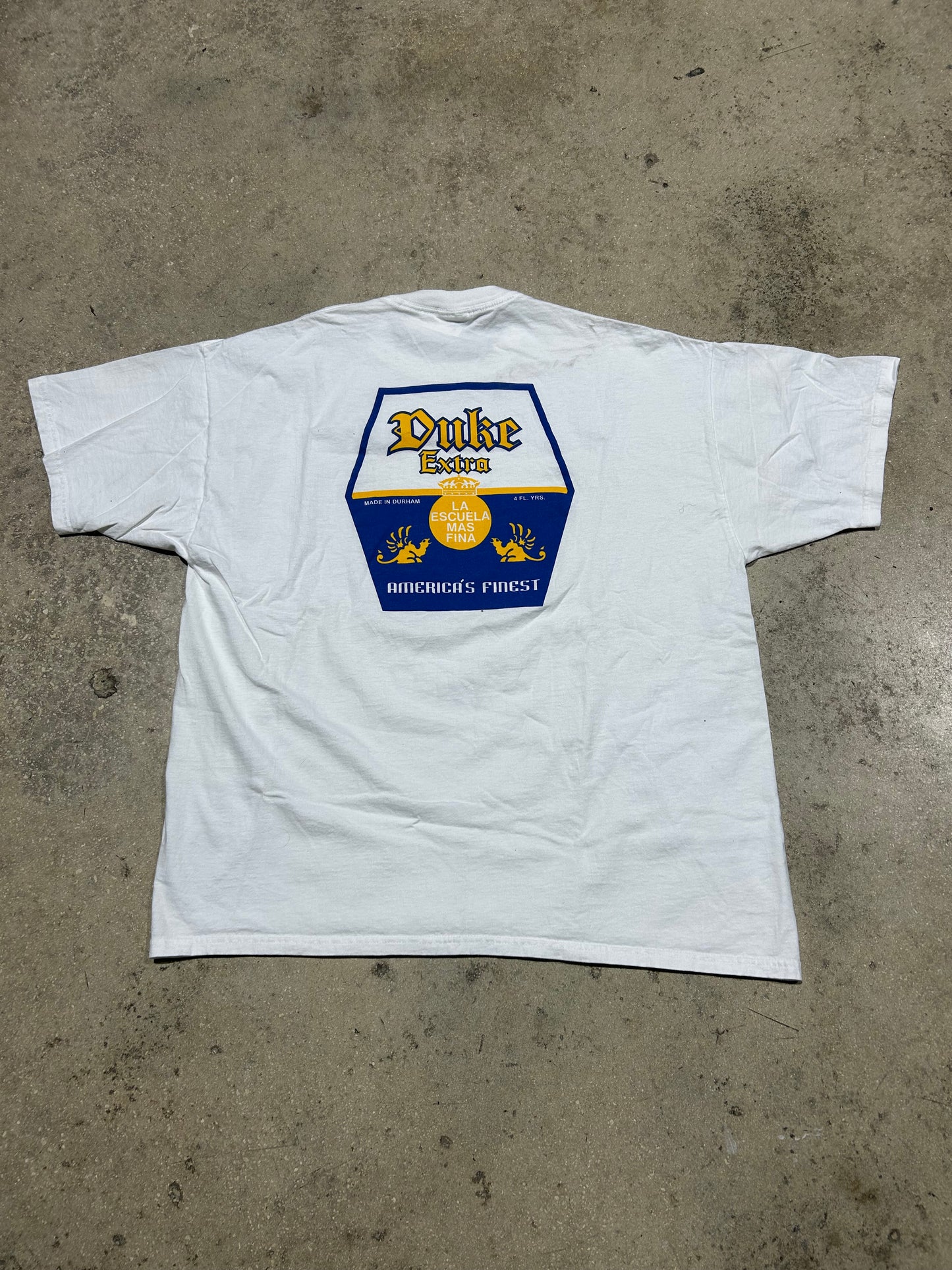 Duke University Corona Parody Tee - White Size XL