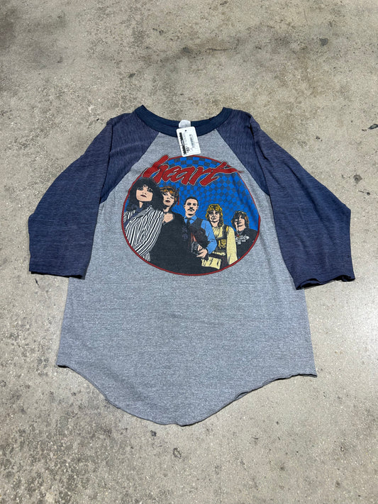 1981 Heart Band Summer Tee - Grey Size Medium