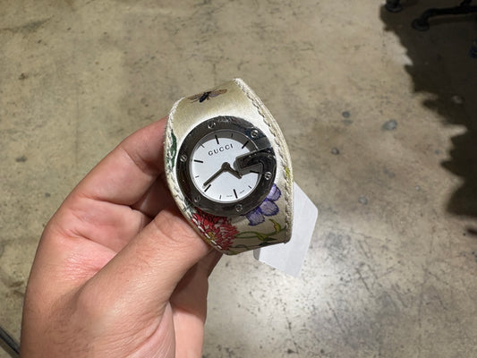 2005 Gucci G-Bandeau Floral 20 Quartz Watch
