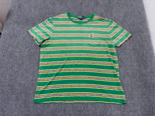 Polo Ralph Lauren Native Striped Pocket Tee - Green Size XXL