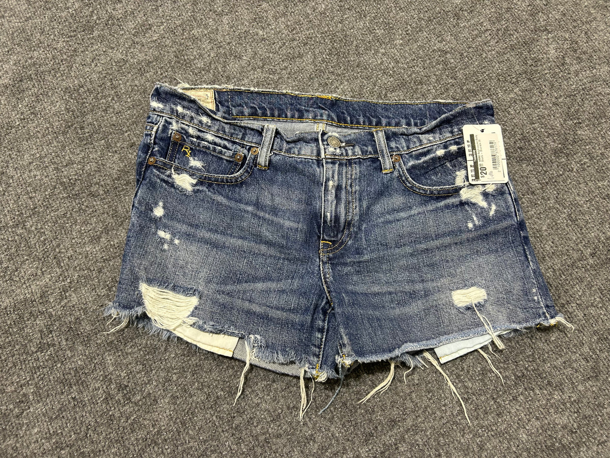 WMNS Ralph Lauren Booty Shorts - Blue size 28