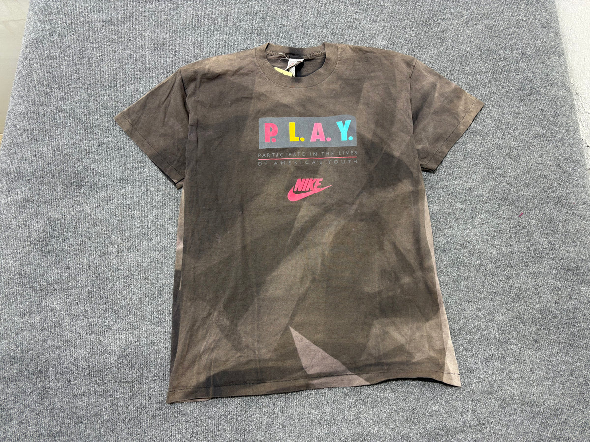 Faded Nike PLAY Miami Tee - Black Size XL