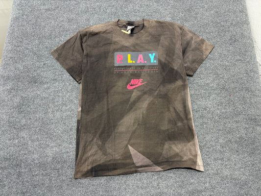Faded Nike PLAY Miami Tee - Black Size XL