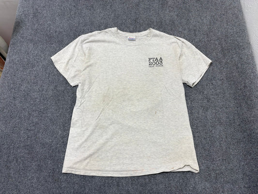 2003 FTAA Task Force Tee - Ash Grey Size Large