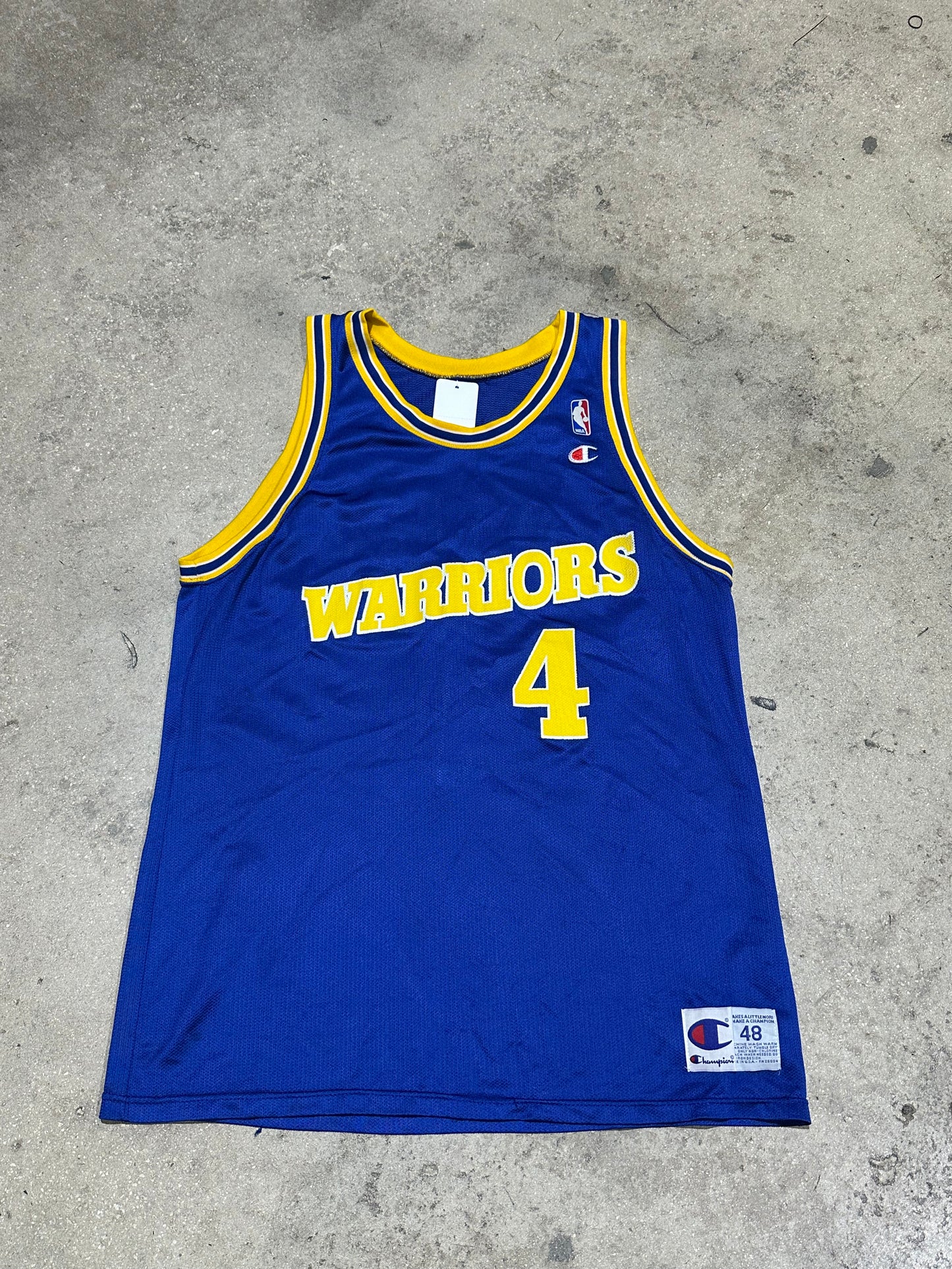 Champion Golden State Warriors Chris Webber Basketball Jersey - Royal Size XL/48