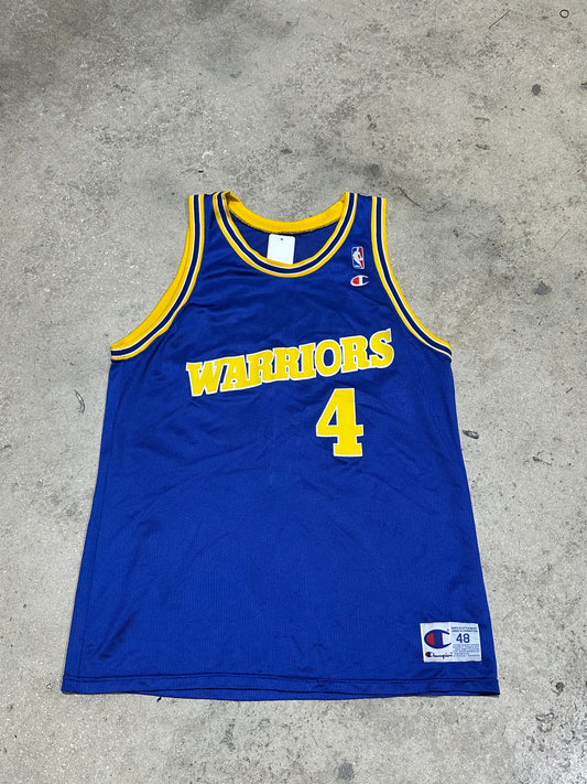 Champion Golden State Warriors Chris Webber Basketball Jersey - Royal Size XL/48
