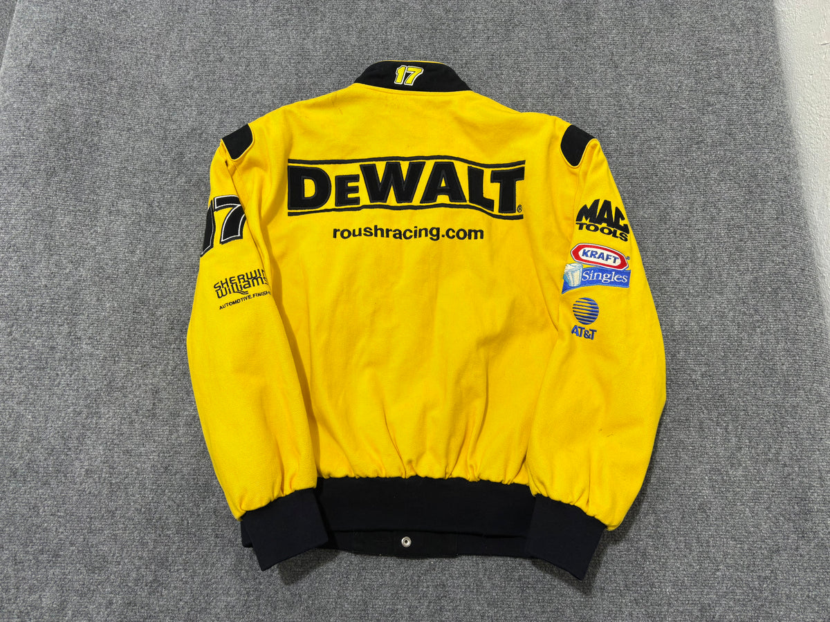 Jeff Hamilton Dewalt Racing Jacket - Yellow Size Medium