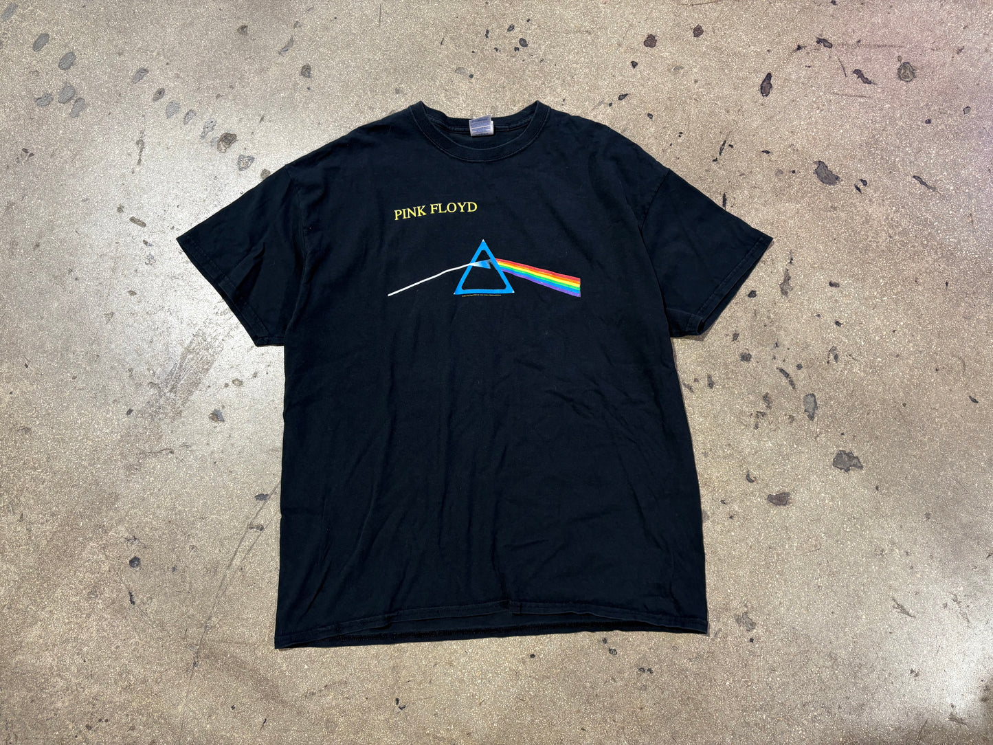 2010 Pink Floyd Dark Side of The Moon Tee - Black Size XL