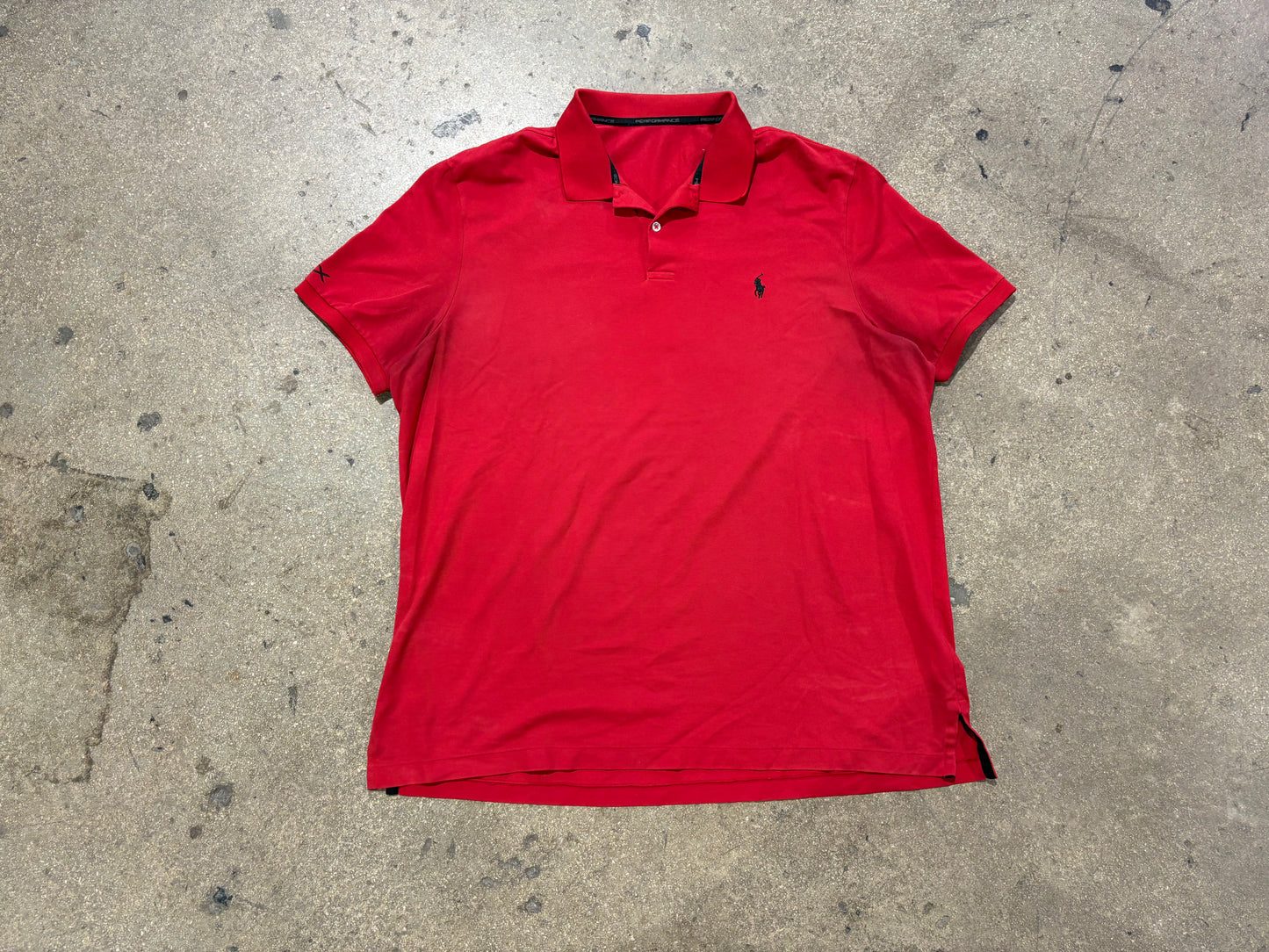 Polo Ralph Lauren Perfomance Polo Shirt - Red Size XL