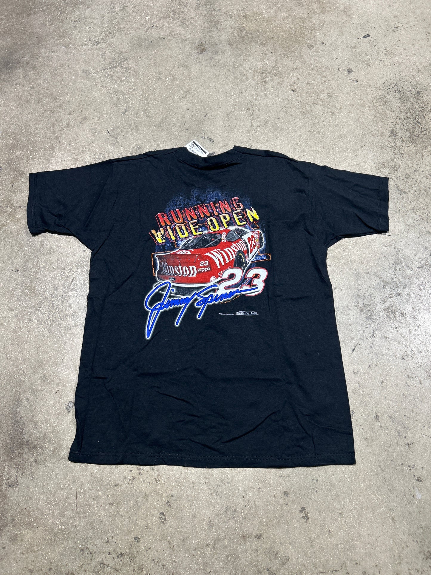Nascar Team Winston Jimmy Spencer #23 Tee - Black Size XL