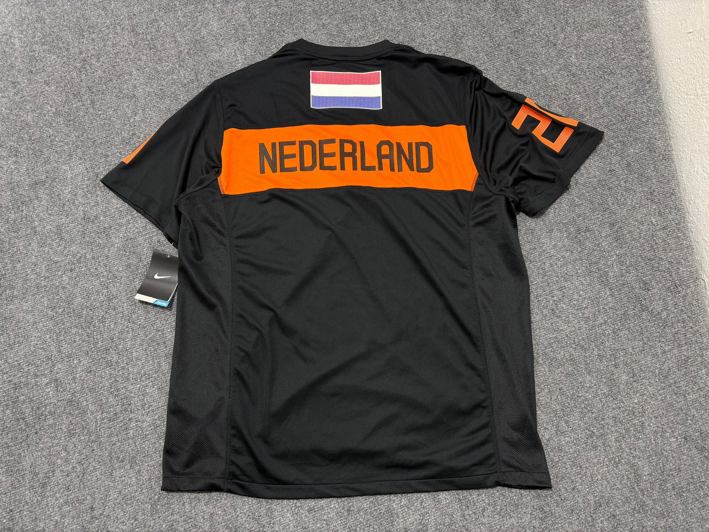2010 Nike Netherlands Soccer Jersey - Black Size XL