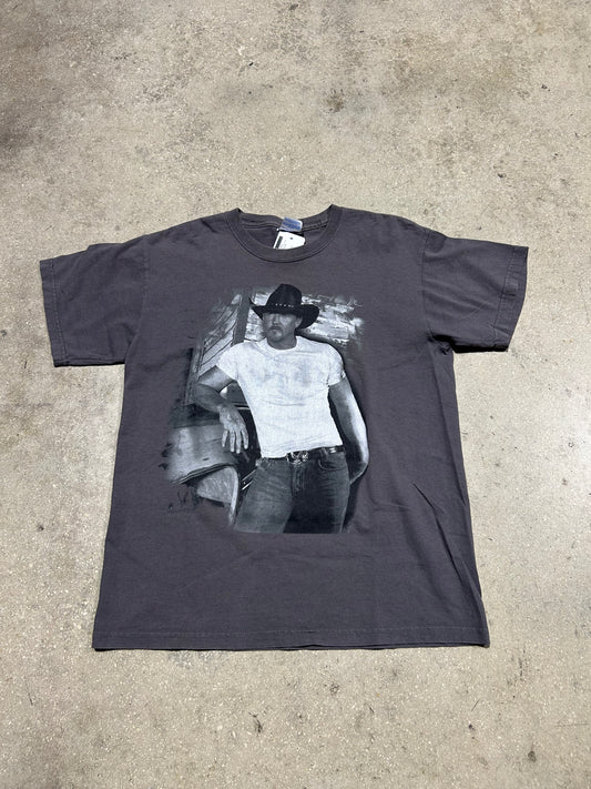 2007 Trace Adkins Dangerous Man Tour Tee - Grey Size Medium