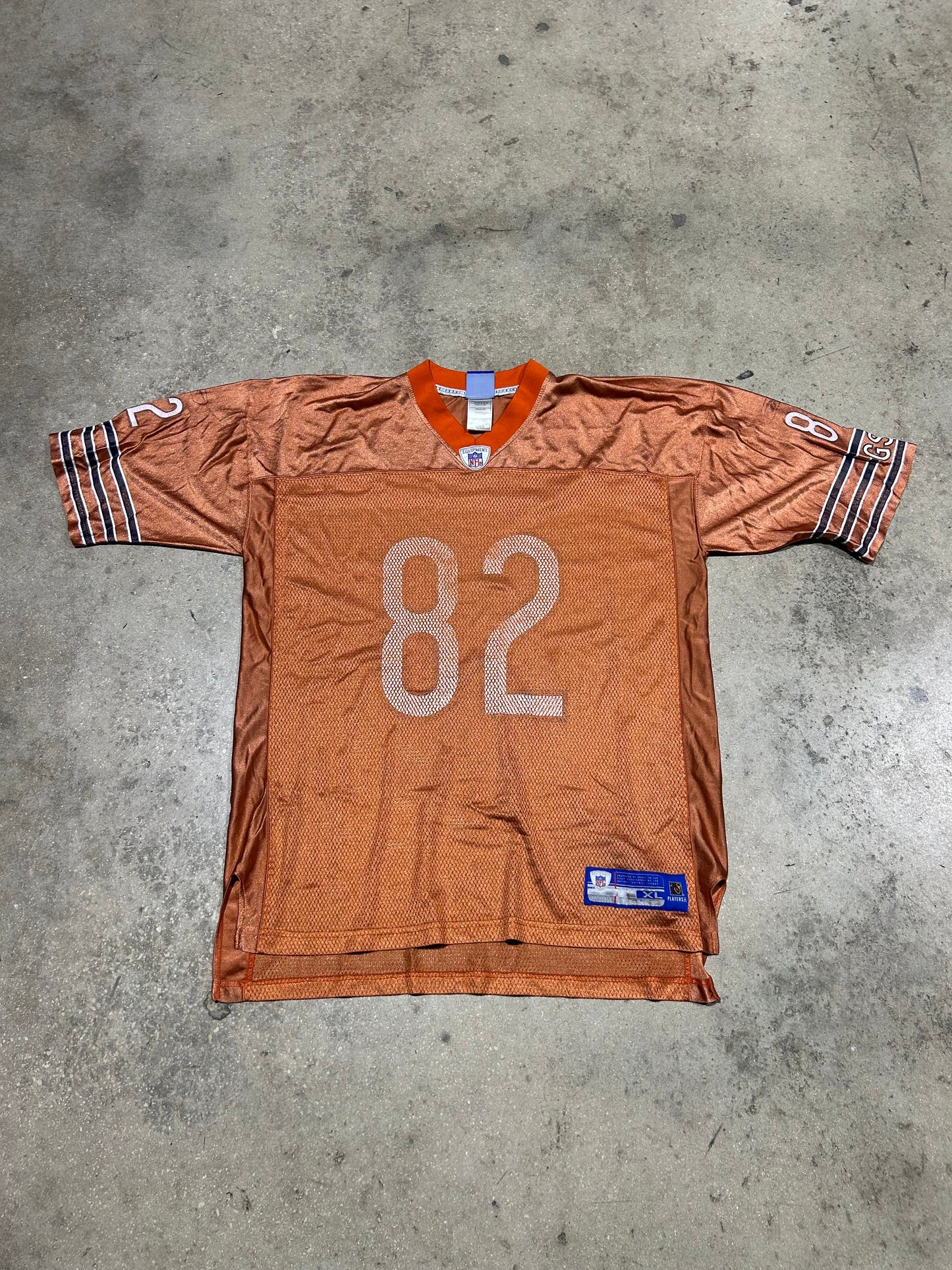 Chicago Bears Olson #82 Football Jersey - Orange Size XL