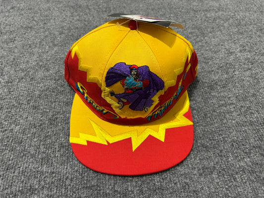 Street Fighter Zangief Capcom Bruno Mario Graffiti Hat - Yellow/Red