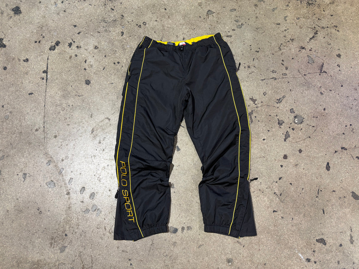 Polo Sport Track Pants - Black/ Yellow Size Small