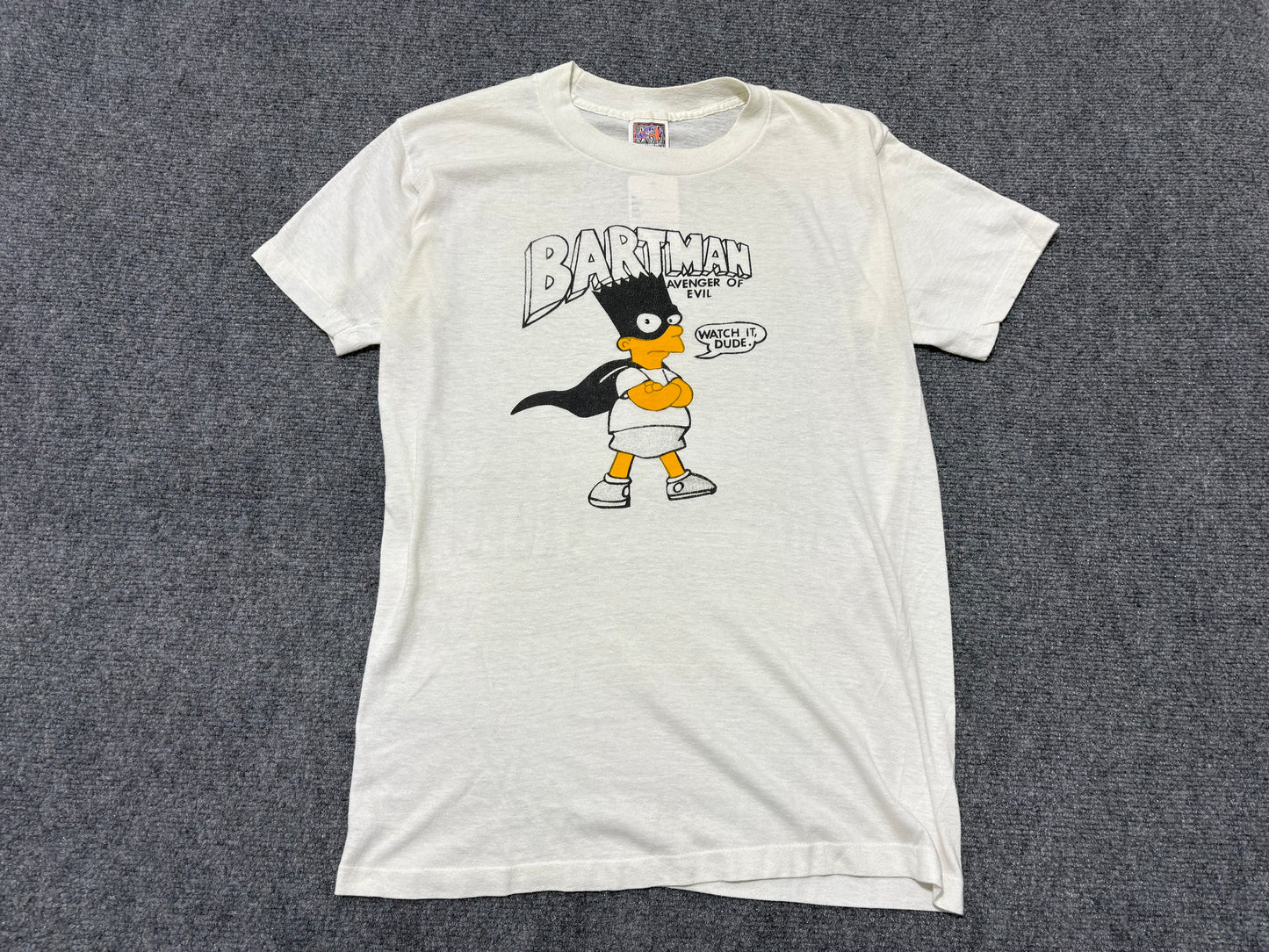Bartman Avenger of Evil Tee - White Size Large