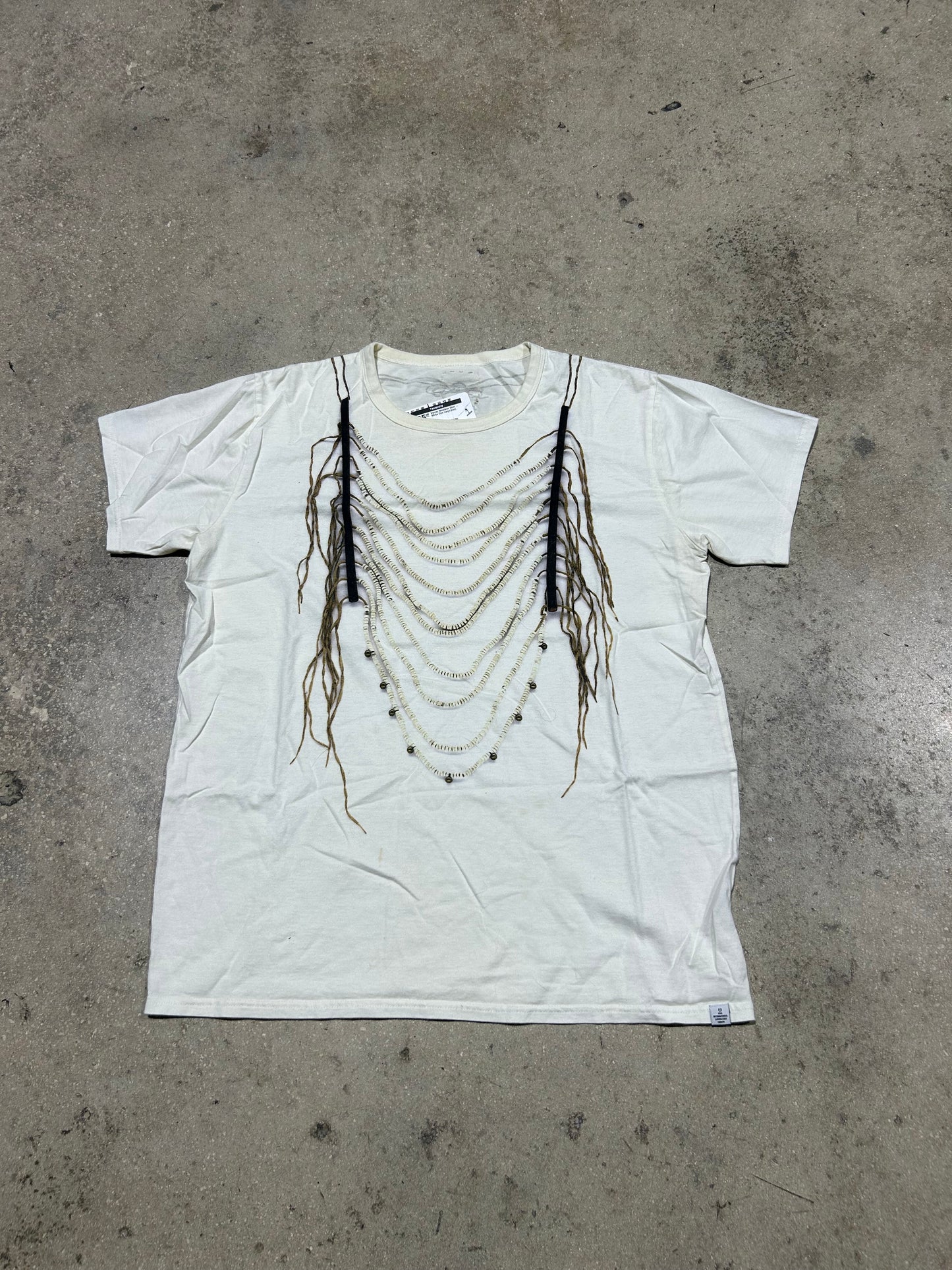 Visvim Necklace Shirt - White Size Large(con)