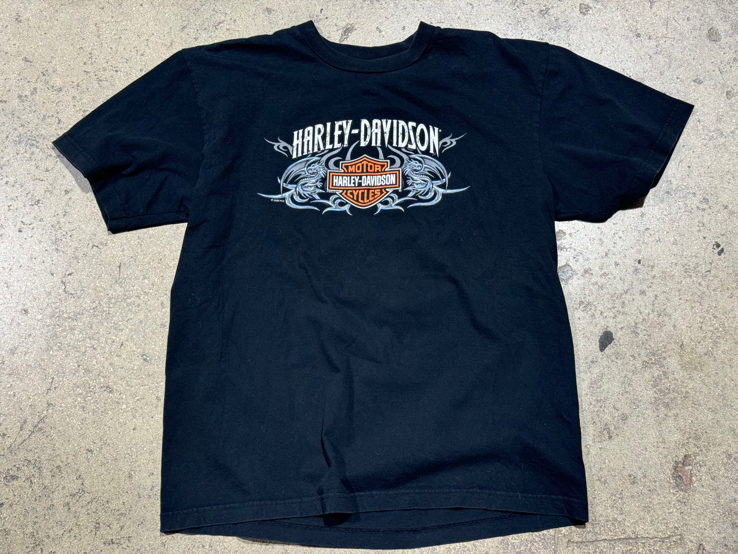 2005 Harley Davidson Guam Tee - Black Size XL