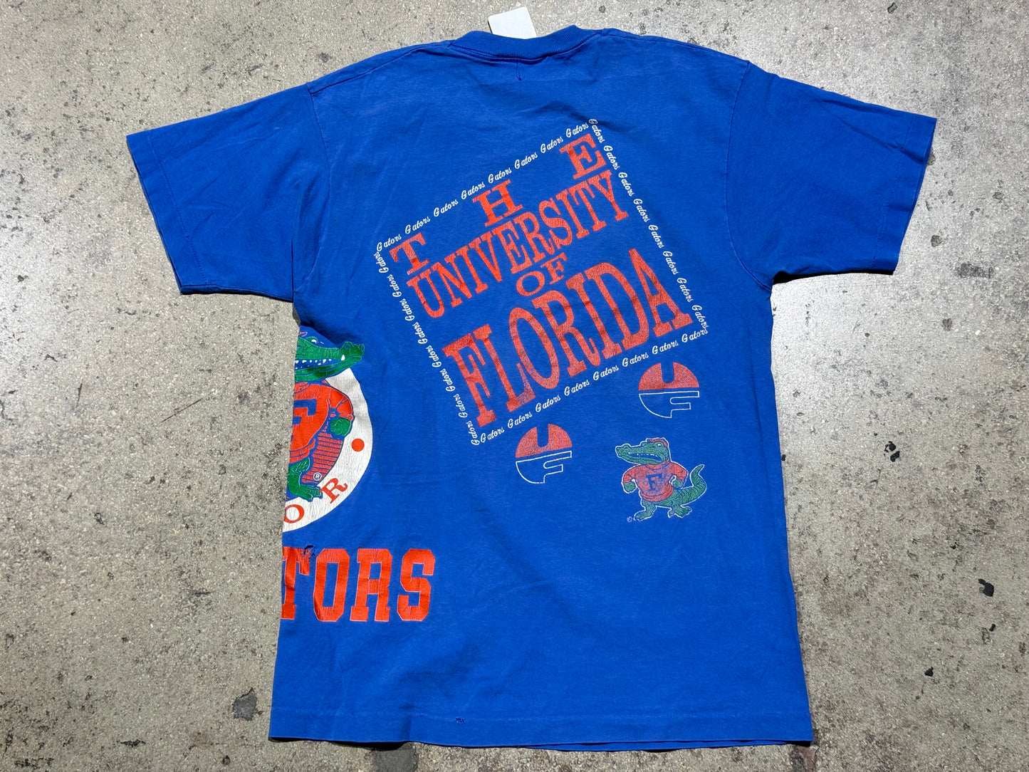 UF Gators Wrap Around Tee - Blue Size Large