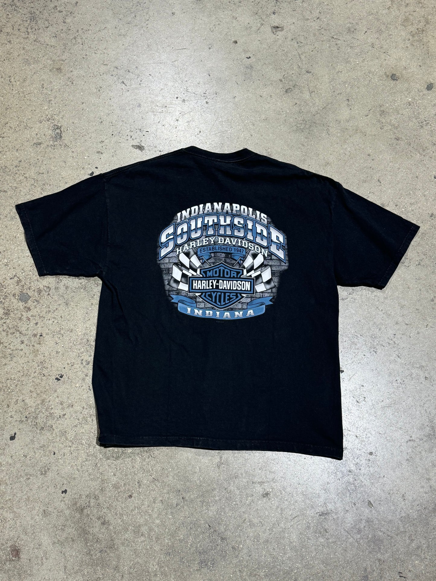 2003 Harley Davidson Indiana Tee - Black Size XL