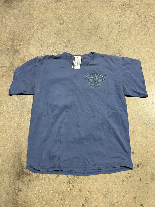 2011 Sturgis Black Hill Rally Tee - Blue Size L