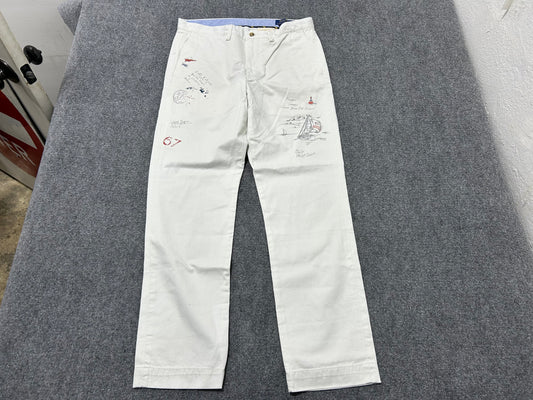 Ralph Lauren Stencil Chinos - Khaki Size 32(con)