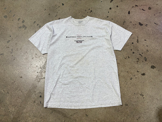 Baseball Half of Fame Tee - Gray Size XXL